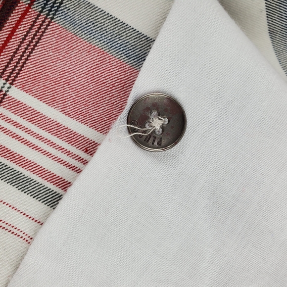 Plugged Clothing men's cotton plaid shorts size 32 - Picture 5 of 9